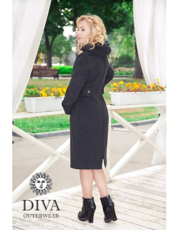 Слингопальто демисезонное Diva Outerwear Antracite