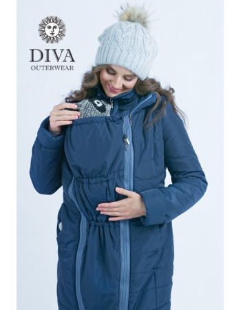 Слингокуртка зимняя 4 в 1 Diva Outerwear Azzurro