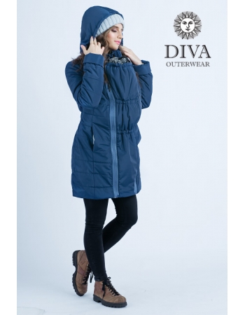 Слингокуртка зимняя 4 в 1 Diva Outerwear Azzurro