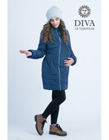 Слингокуртка зимняя 4 в 1 Diva Outerwear Azzurro