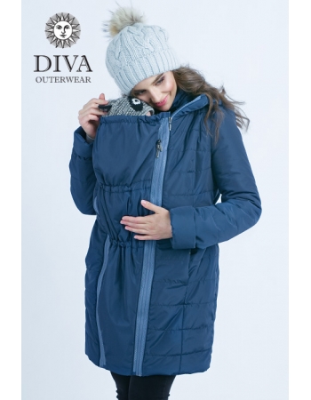 Слингокуртка зимняя 4 в 1 Diva Outerwear Azzurro