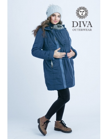 Слингокуртка зимняя 4 в 1 Diva Outerwear Azzurro