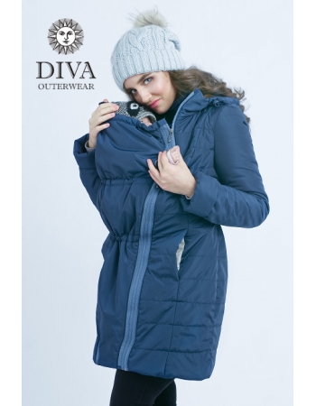 Слингокуртка зимняя 4 в 1 Diva Outerwear Azzurro