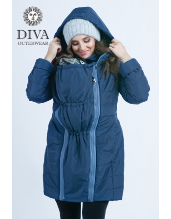 Слингокуртка зимняя 4 в 1 Diva Outerwear Azzurro