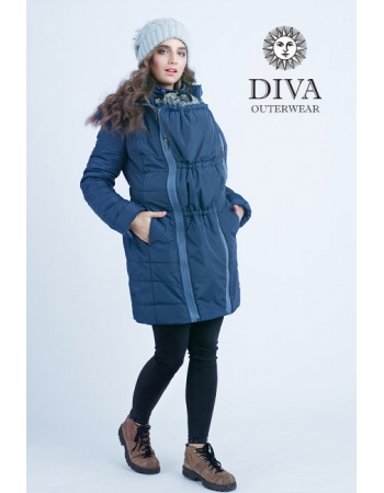 Слингокуртка зимняя 4 в 1 Diva Outerwear Azzurro