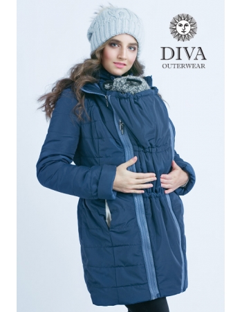Слингокуртка зимняя 4 в 1 Diva Outerwear Azzurro