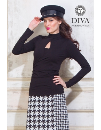 Топ для кормящих и беременных Diva Nursingwear Maura, Nero