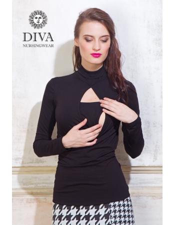 Топ для кормящих и беременных Diva Nursingwear Maura, Nero