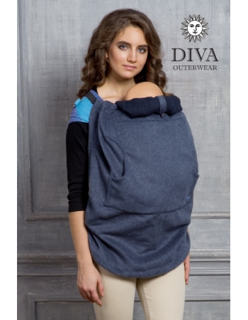 Слингонакидка из шерсти Diva Outerwear Notte