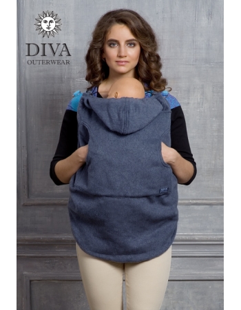 Слингонакидка из шерсти Diva Outerwear Notte