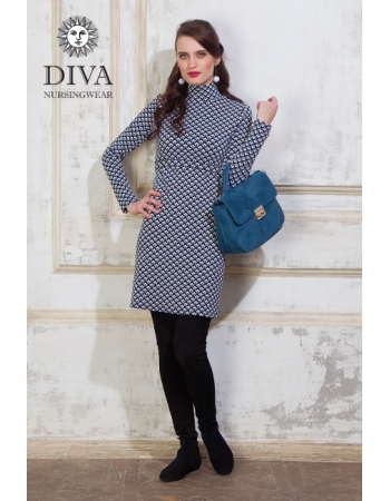Платье для кормящих Diva Nursingwear Simone, принт Etna