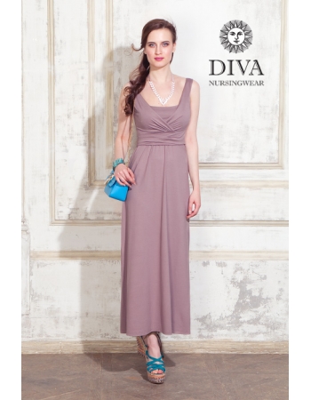 Сарафан для кормящих и беременных Diva Nursingwear Alba Maxi, Cacao