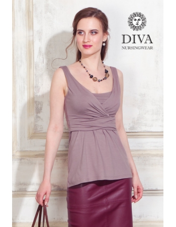 Топ для кормящих и беременных Diva Nursingwear Alba, Cacao