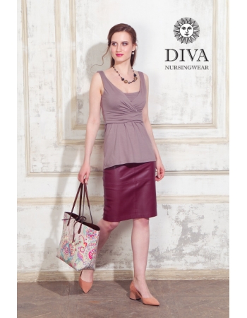 Топ для кормящих и беременных Diva Nursingwear Alba, Cacao