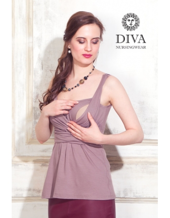 Топ для кормящих и беременных Diva Nursingwear Alba, Cacao