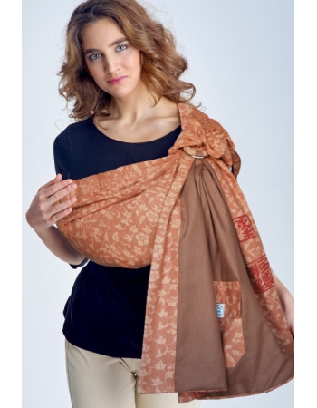 Слинг с кольцами Баюшка двуслойный, Иероглифы