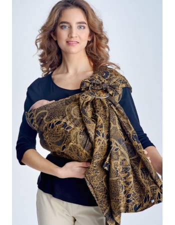 Слинг с кольцами Баюшка двуслойный, Кружева