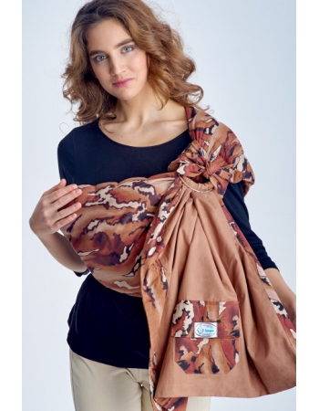 Слинг с кольцами Баюшка двуслойный, Листопад