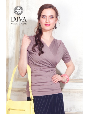 Топ для кормящих и беременных Diva Nursingwear Lucia, Cacao