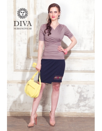 Топ для кормящих и беременных Diva Nursingwear Lucia, Cacao