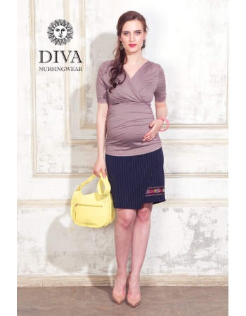 Топ для кормящих и беременных Diva Nursingwear Lucia, Cacao