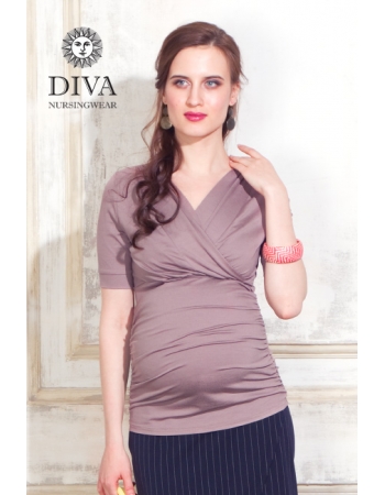 Топ для кормящих и беременных Diva Nursingwear Lucia, принт Iris