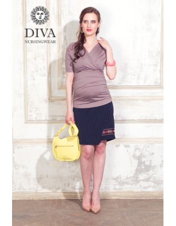 Топ для кормящих и беременных Diva Nursingwear Lucia, Cacao