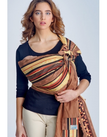 Слинг с кольцами Баюшка двуслойный, Непал