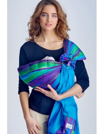 Слинг с кольцами Баюшка двуслойный, Северное сияние