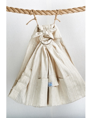 Слинг с кольцами Баюшка однослойный, полоски