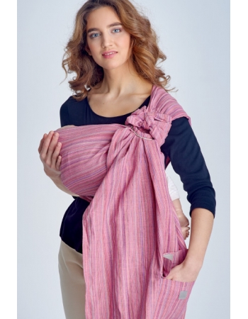 Слинг с кольцами Баюшка двуслойный, Сирень