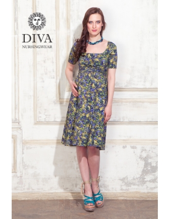 Платье для кормящих и беременных Diva Nursingwear Stella, Giardino
