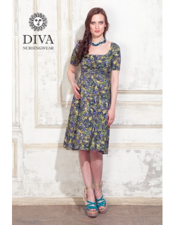 Платье для кормящих и беременных Diva Nursingwear Stella, Giardino