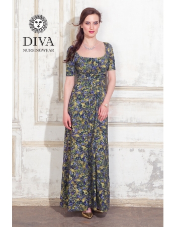 Платье для кормящих и беременных Diva Nursingwear Stella Maxi, Giardino