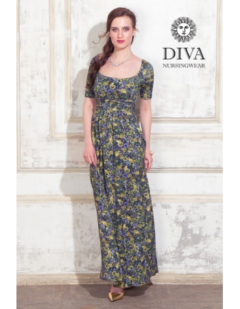 Платье для кормящих и беременных Diva Nursingwear Stella Maxi, Giardino