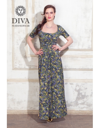 Платье для кормящих и беременных Diva Nursingwear Stella Maxi, Giardino
