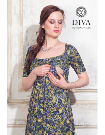 Платье для кормящих и беременных Diva Nursingwear Stella Maxi, Giardino