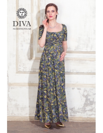 Платье для кормящих и беременных Diva Nursingwear Stella Maxi, Giardino