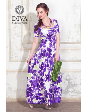 Платье для кормящих и беременных Diva Nursingwear Stella Maxi, Iris