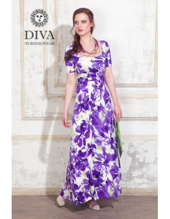 Платье для кормящих и беременных Diva Nursingwear Stella Maxi, Iris
