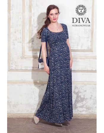 Платье для кормящих и беременных Diva Nursingwear Stella Maxi, Pastorale