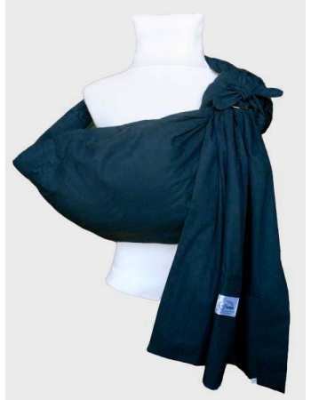 Слинг с кольцами Баюшка двуслойный, Темно-синий