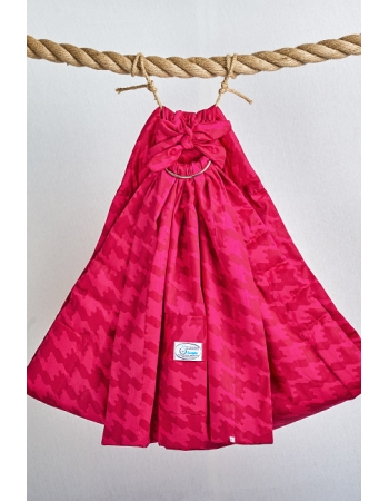 Слинг с кольцами Баюшка двуслойный, Вишенка