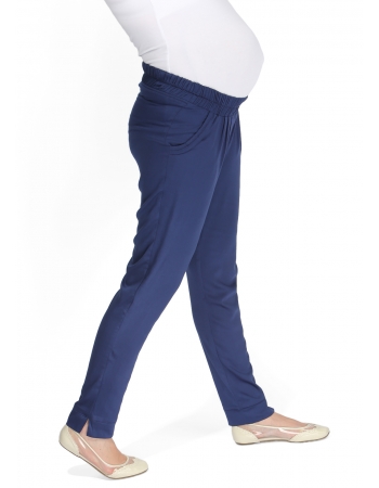 Брюки "Версавия" т.синие для беременных