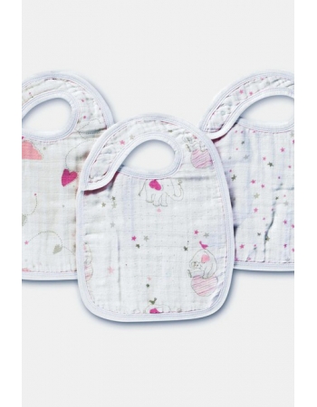 Aden&Anais набор 3 слюнявчиков, Lovely (дивный)