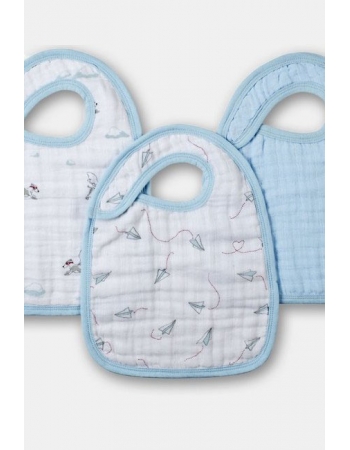 Aden&Anais набор 3 слюнявчиков, Liam the Brave (храбрый пес)