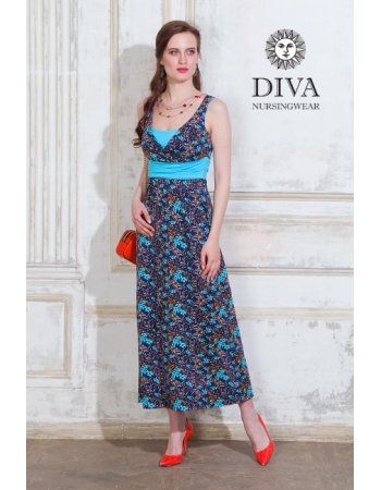 Сарафан для кормящих и беременных Diva Nursingwear Alba Maxi, Primavera