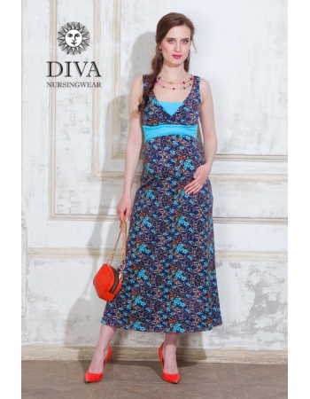 Сарафан для кормящих и беременных Diva Nursingwear Alba Maxi, Primavera