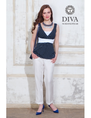 Топ для кормящих и беременных Diva Nursingwear Alba, Pois