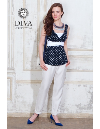 Топ для кормящих и беременных Diva Nursingwear Alba, Pois